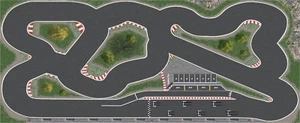 Racetrack Rennstrecke Clean für Turbo Racing 250cm x 100cm - Bild 1 von 5