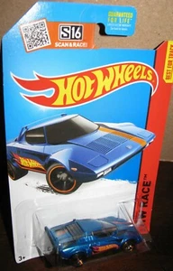 Hot Wheels 2015 HW Race Team #133 LANCIA STRATOS azul con radios dorados MC5 - Imagen 1 de 7