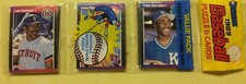 1989 Rack Pack Luis Salazar Tigers, Jose Rijo Reds, Tom Gordon Royals Rookie RC