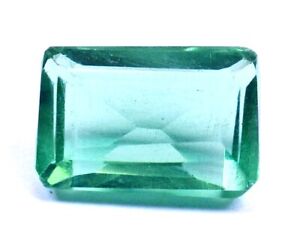 AAA Colombian 4.95 Ct Natural Green Emerald Shape Loose Gemstone Certified b5445