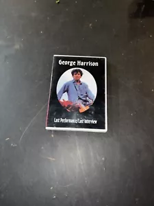 George Harrison Last Performance / Last Interview DVD ( Fan Made Not Official ) - Picture 1 of 6