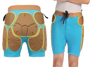 Blue Hip Butt Protection 3D gepolsterte Shorts für Skaten Skifahren Snowboarden - Bild 1 von 3