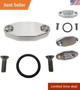 LS Billet Oil Port Plate Compatible with Gen 3 & 4 Engines - Aerospace Quality - Picture 1 of 8