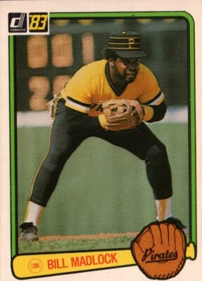 1983 Donruss Baseball #311 - Bill Madlock - Pittsburgh Pirates  83-407 - Image 1 of 2