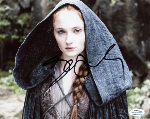 SOPHIE TURNER SIGNED GAME OF THRONES SANSA STARK 8X10 PHOTO 2 ACOA Cover