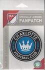 Charlotte Football Club MLS Soccer Crest Patch 3" Sew Iron Official Futball