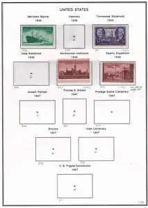 United States 1946 Very Fine MNH Stamps on List - Picture 1 of 1
