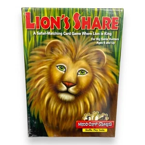 Lion’s Share Kartenspiel mit Safari-Tieren neu versiegelt von Madd Capp - Bild 1 von 4