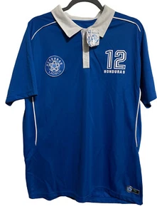 LADOCE 12 HONDURAS National Soccer Team Replica Jersey Men’s Sz Large Blue - Picture 1 of 10