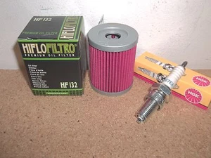 Tune up Kit Suzuki Ozark 250 LT-F250 Oil Filter Spark Plug 2002 2003 2004-2014 - Bild 1 von 3