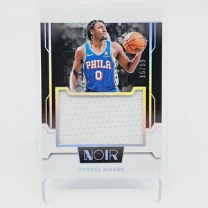 Camisetas Tyrese Maxey 2023-24 Panini Noir Material Jumbo /99 🔥 - Imagen 1 de 2
