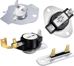 UPGRADE 3387134 Cycling Thermostat 3392519 Dryer Thermal Fuse 3977393 Thermal... - Picture 1 of 1