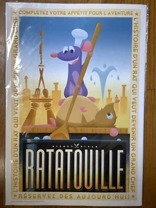 RATATOUILLE Ltd Ed Stampa Giclée NUMERATA A MANO 2007 UFFICIALE DISNEY con COA - Foto 1 di 17