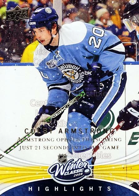 2008-09 Upper Deck Winter Classic #3 Colby Armstrong - Image 1 of 1