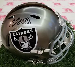 Devante Adams signed Full Size Helmet Las Vegas Raiders Beckett Holo - Picture 1 of 5