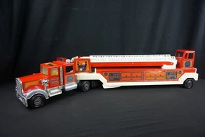 1980s Tonka #1 Hook And Ladder Metal Fire Truck Vintage - Bild 1 von 23
