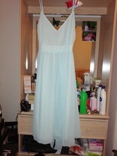 chiffon tie back midi skater dress