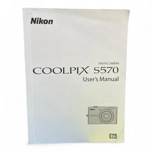 Nikon COOLPIX S570 nur Bedienungsanleitung (ohne Kamera) 2009 - Bild 1 von 6