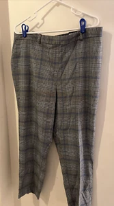 Worthington Damen Pull-On Straight Leg Hose Größe XL Farbe kariert - Bild 1 von 12