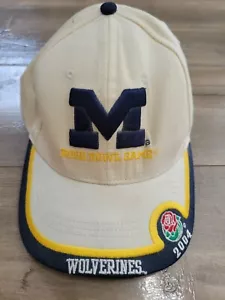 Vintage University of Michigan Rose Bowl 2004 Baseball Cap Hat - Picture 1 of 5