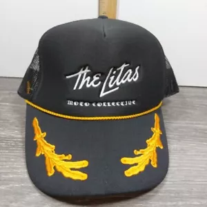 The Litas Moto Collective Truckermütze Scramble Eggs gold schwarz Mesh Strapback - Bild 1 von 7