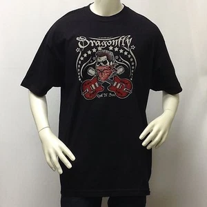 Dragonfly Herren T-Shirt XL 2XL Rock & Soul Gitarre Bandana 100 % Baumwolle schwarz NEU - Bild 1 von 2