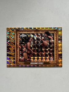 2025 Topps Chrome WWE Paradigm Gold Geometric Refractor Roxanne Perez /50 - Bild 1 von 10