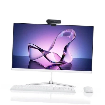 23.8" All in One Desktop Computer, with Wireless Keyboard & 16+512 wireless kit - Image 1 of 4