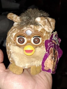 Furby Buddies Happy Sleep 1999 Plüsch Sitzsack Tiger Elektronik Gefleckte Giraffe - Bild 1 von 5