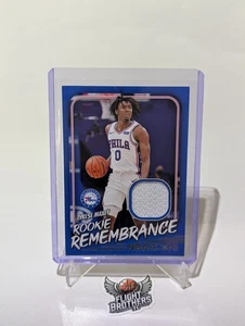 TYRESE MAXEY JERSEY 2022-23 Panini NBA Hoops - Rookie Remembrance #RR-TMP 76ers - Picture 1 of 9