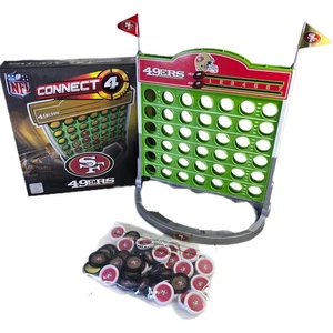 NFL San Francisco 49ers Connect 4 Four Family Game 100% Complete EUC - Picture 1 of 6
