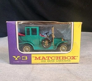 Lesney Y-3 Matchbox 1910 Benz Limousine Models of Yesteryear 54:1 Purple Box - Picture 1 of 11