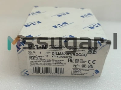 1PC NEW EATON DILM32-01 RDC24 24-27VDC DC Contactor Fast Ship #YP1 - Image 1 of 4