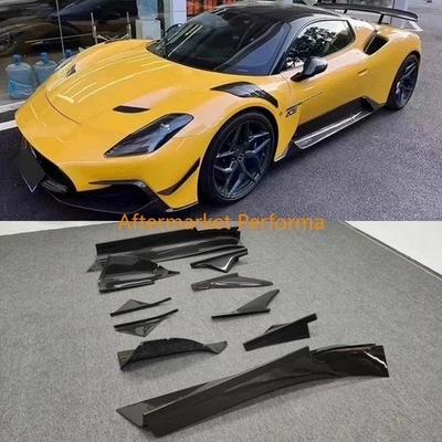 SE ADAPTA A MASERATI MC20 FALDAS LATERALES DE FIBRA DE CARBONO REAL FALDA LATERAL LABIO PASO ESTILO OC Foto 1 de 4