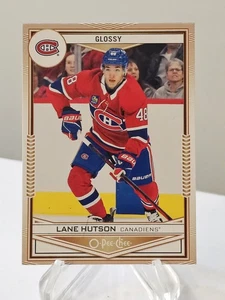 Tarjeta de novato brillante 2024 25 UD Series 2 Lane Hutson O-pee-chee #OPC-50 - Imagen 1 de 2