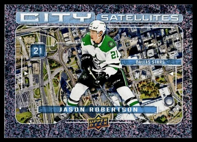 2024-25 Upper Deck City Satellites Speckle #CS-14 Jason Robertson - Image 1 of 2