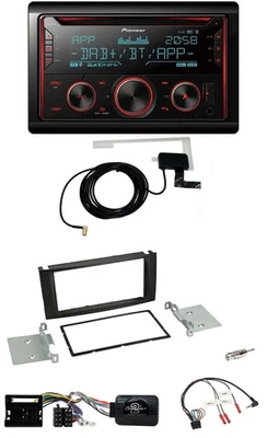 Pioneer 2DIN Lenkrad DAB USB CD Bluetooth Autoradio für VW Touareg Caravelle T5 - Bild 1 von 4