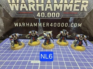 40k 30k Night Lords Terminators x5 Pro Painted Chaos Space Marines Cataphractii  - Bild 1 von 8