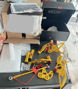 For Suzuki GSXR600 2006 2007 2008 2009 2010 GSXR750 Racing Rearsets Footrest Peg - Picture 1 of 9