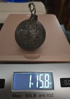 Angeln Downrigger 2lbs Trolling hausgemachtes Blei - Bild 1 von 4