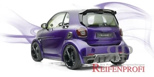 Mansory YN.5 Smart Brabus 17 Zoll Felgen VA:7x17ET35 HA:7,5x17ET42 Black gloss - Bild 1 von 2