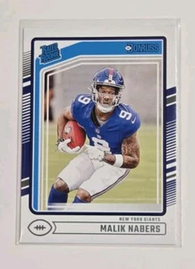 2024 Donruss Malik Nabers Rated Rookie Base Giants #383 RC rookie card - Picture 1 of 2