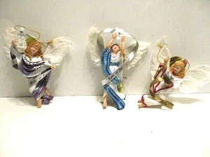  3 1999 Ashton Drake Resin Angels of Light Heirloom Ornaments by Judith Meyeraan - Picture 1 of 5
