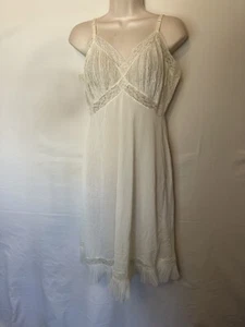 Mujer Slip Talla 38 VanRaalte Talla S Nylon 7996 Plisado Blanco - Imagen 1 de 6