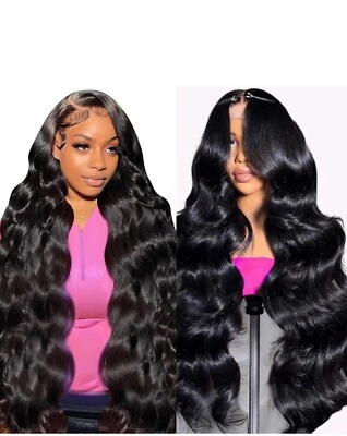 IUPin 250% Density 28 Inch Glueless Wigs Human Hair Pre Plucked with Baby Hair 1 - Image 1 of 4