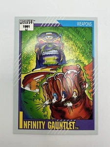 Tarjeta coleccionable Impel Marvel Universe Series 2 1991 #134 Infinity Gauntlet - Imagen 1 de 3