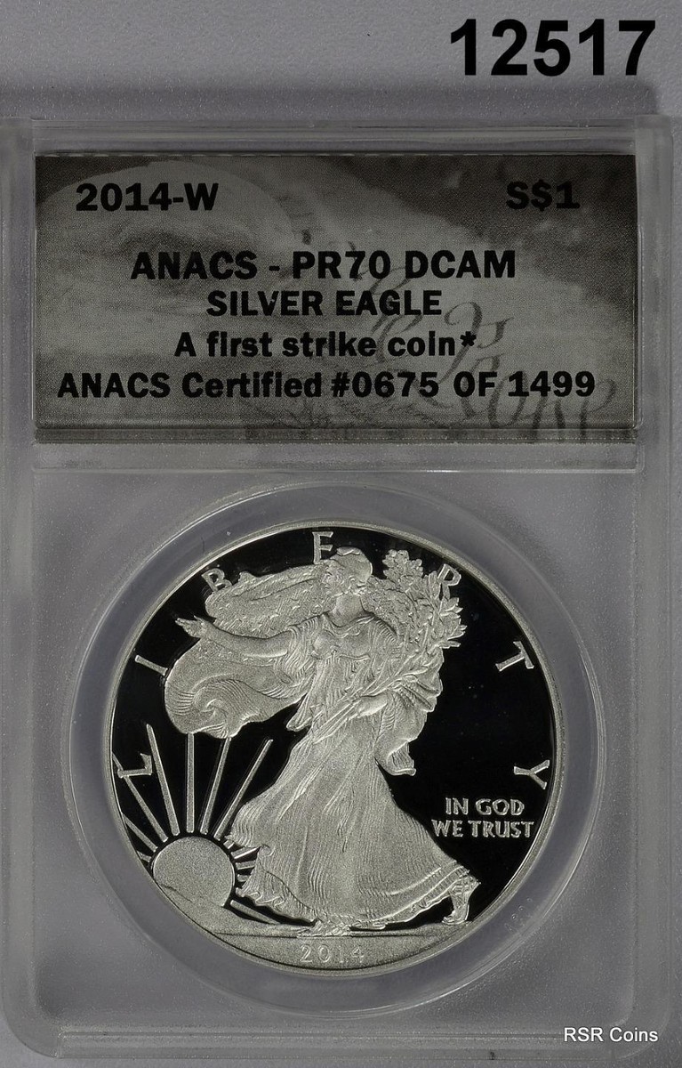 American Eagle PR 70 Graded 2014 Silver Bullion Coins for American Eagle PR 70 Graded 2014 Silver Bullion Coins for