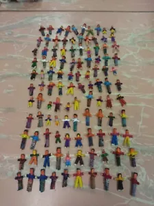 10 Random Folk Art Miniature Voodoo Dolls Handmade Cool - Picture 1 of 5