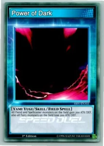 Power Of Dark SS01-ENAS1 1st Ed Speed Duel Skill Card YUGIOH N/M - Picture 1 of 1