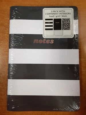 C.R.Gibson 3 Pk. Notes, Thoughts & Ideas Notebooks   E14D - Image 1 of 3